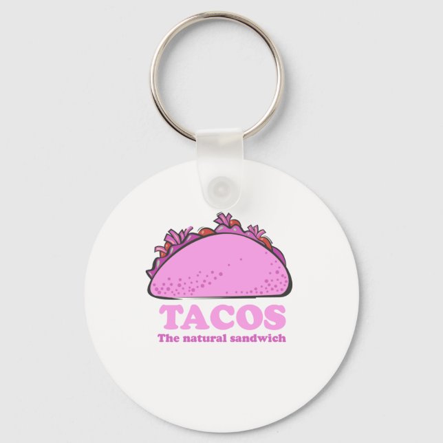 PINK TACOS KEYCHAIN (Front)
