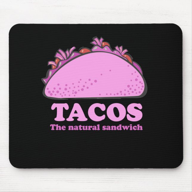 PINK TACOS MOUSE PAD (Front)