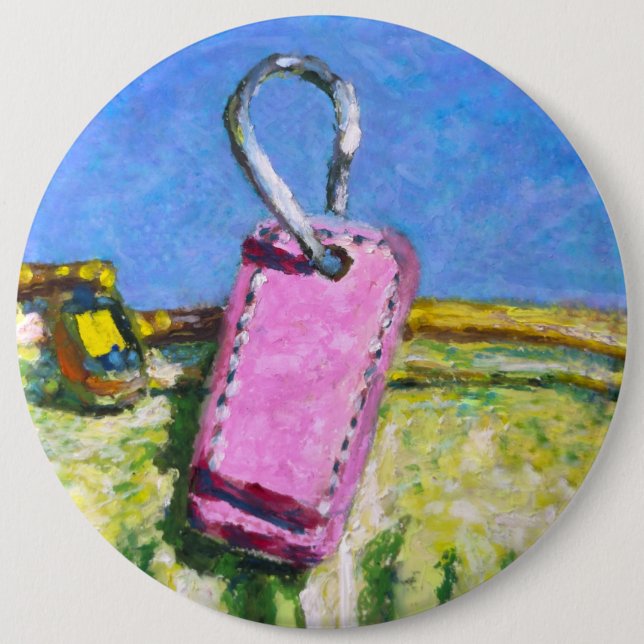 Pink Tag Button (Front)