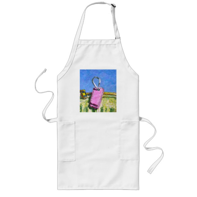 Pink Tag Long Apron (Front)