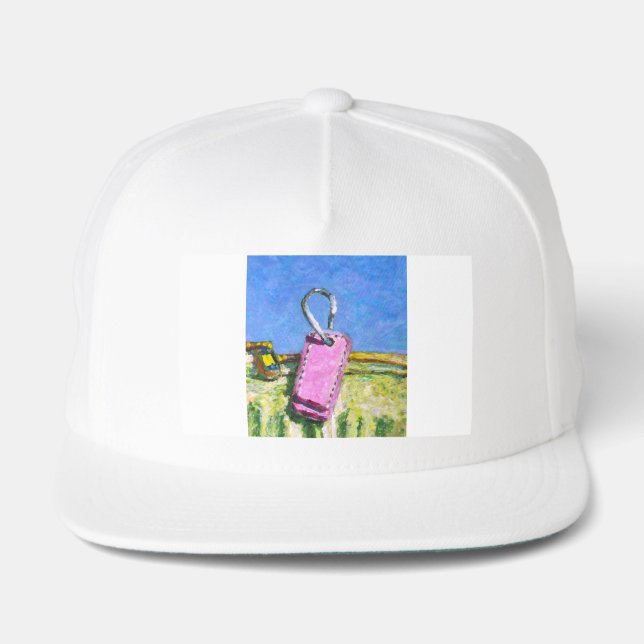 Pink Tag Snap Back Hat (Front)