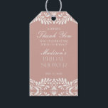 Pink Talavera Tile Fiesta Bridal Shower Favor Gift Tags<br><div class="desc">Everyone loves a fiesta! This collection is a stunning blend of elegance and cultural heritage, inspired by the traditional Mexican Clay Talavera tile patterns. The earthy dusty pink Terracotta floral border exudes sophistication and a touch of festive charm, making it perfect for your Spanish or Mexican inspired celebration. Whether you're...</div>