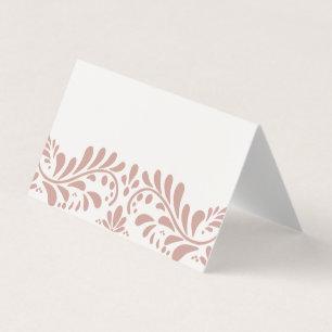 Pink Talavera Tile Fiesta Place Card Table Decor