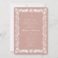 Pink Talavera Tile Spanish Fiesta Bridal Brunch