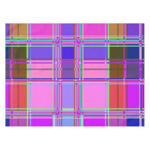 Pink tartan Fabric Pattern Cloth Madras