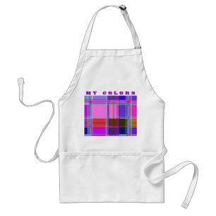 Pink tartan Fabric Pattern Cloth Madras Adult Apron