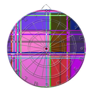 Pink tartan Fabric Pattern Cloth Madras Dart Board