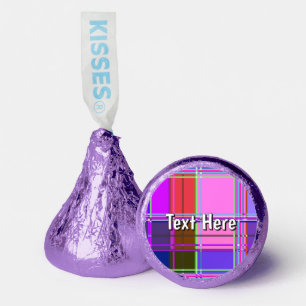 Pink tartan Fabric Pattern Cloth Madras Hershey®'s Kisses®