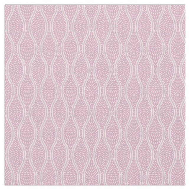 Pink Tatewaku Same Komon (small scale) Fabric (Close Up)