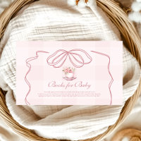 Pink Tea Party Baby Shower Books for Baby 