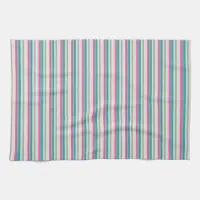 ROSE GOLD BLUSH PINK COPPER GREEN BLACK STRIPS KITCHEN TOWEL, Zazzle in  2023