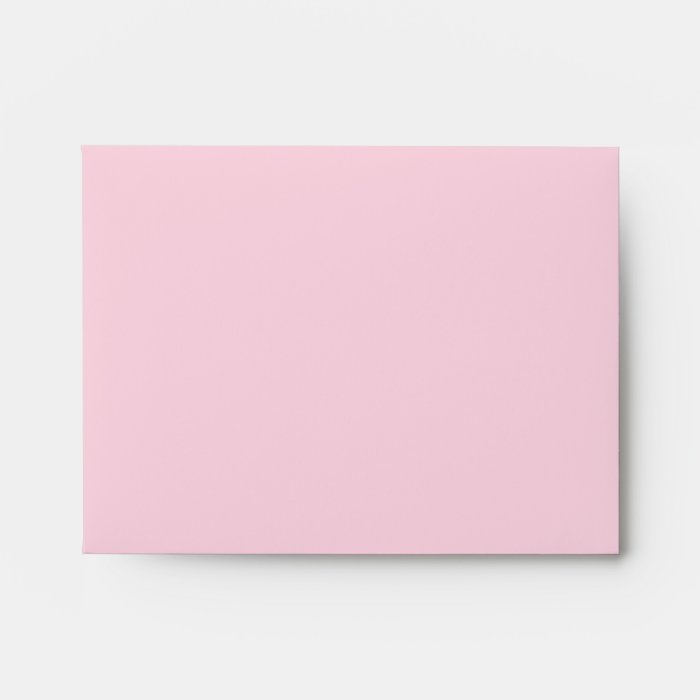 Pink Teal Blue Linen RSVP Envelopes