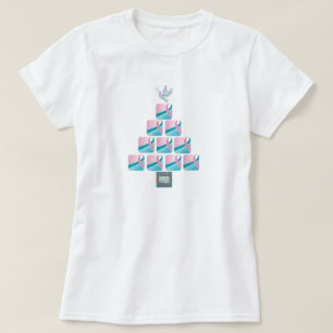 PINK & TEAL Christmas Tree! T-Shirt