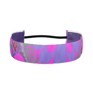 Pink Teal Mod Wide Headband