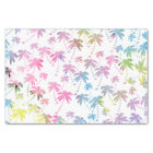 Pink teal watercolor modern palm tree pattern