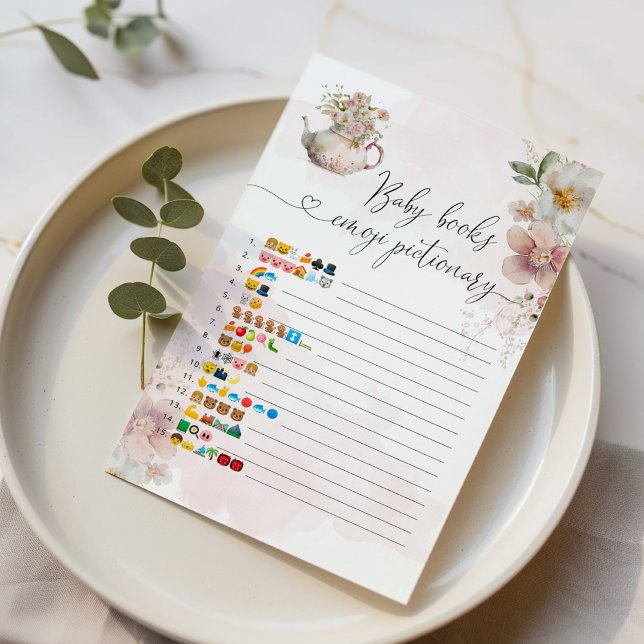 Pink teapot childrens books emoji pictionary game (Creator Uploaded)