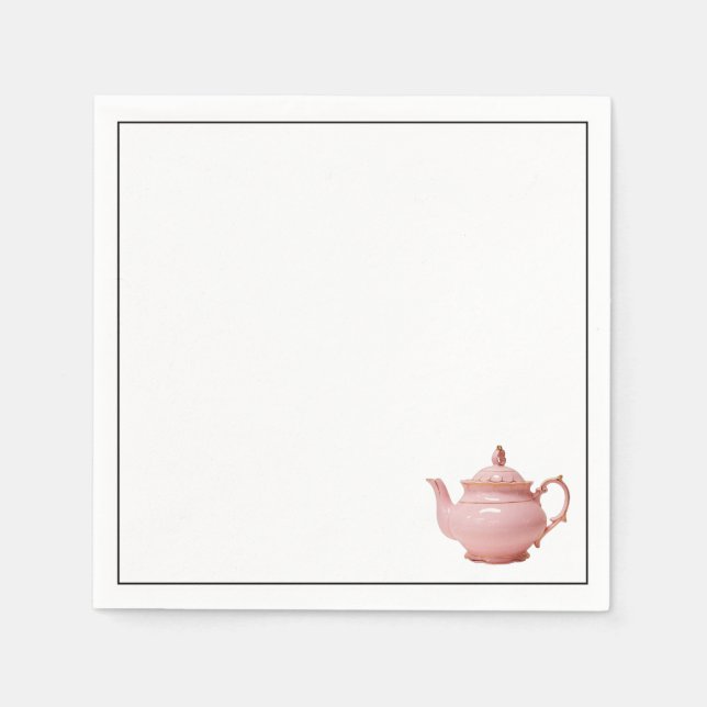 PINK TEAPOT NAPKINS (Front)