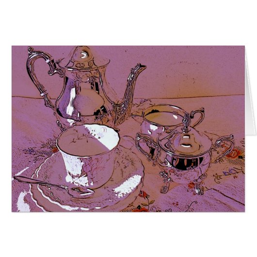 Pink teaset cards (Front Horizontal)