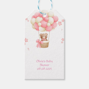 Pink Teddy Bear  Gift Tags