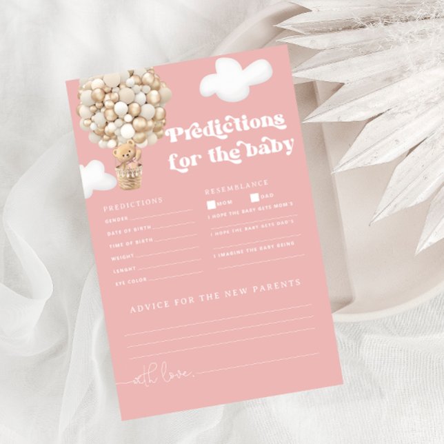 Pink Teddy Bear Predictions and Advice Game (Creator Uploaded)