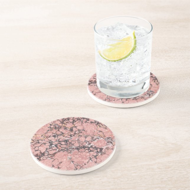 Pink Tennessee Marble Sandstone Coaster (Side)