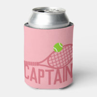 Pink Tennis Captain Personalized