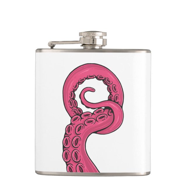 Pink Tentacle Flask (Front)