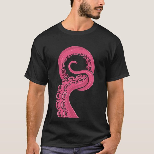 Pink Tentacle T-Shirt (Front)