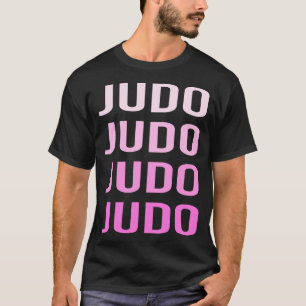 Pink Text Judo T-Shirt