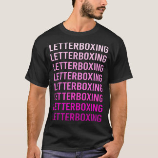 Pink Text Letterboxing T-Shirt