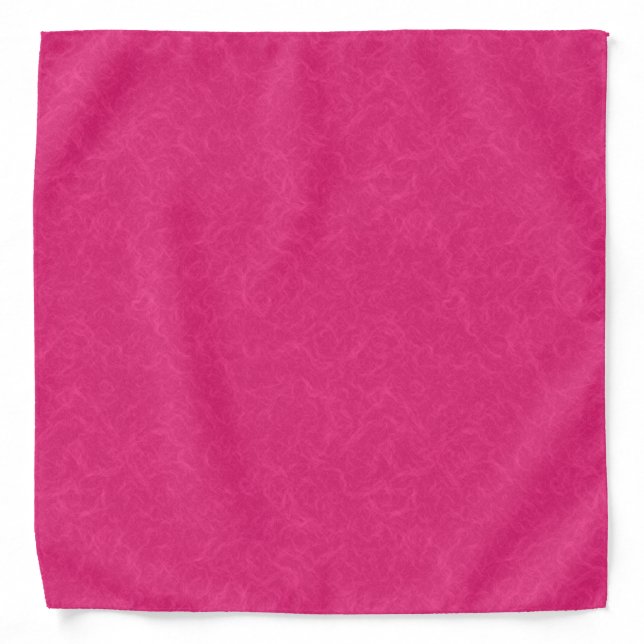 Pink textured surface with subtle swirling pattern bandana (Front)