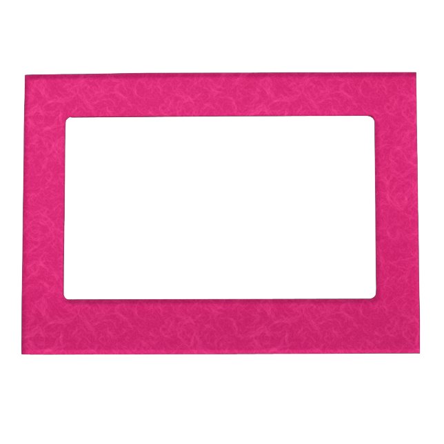 Pink textured surface with subtle swirling pattern magnetic frame (Front)