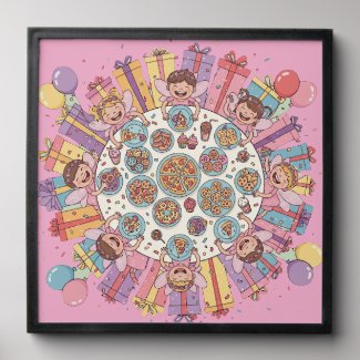 Pink Themed Fairy Costume Party for Children