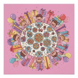 Pink Themed Fairy Costume Party for Children