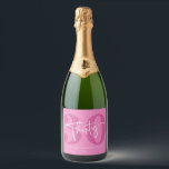 Pink Thirty 30th Thirtieth Birthday Party Gift Sparkling Wine Label<br><div class="desc">This is a Pink Thirty 30th Thirtieth Birthday Party Gift Champagne Sparking Wine Label!</div>