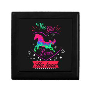 Pink This Girl Loves Her Horse Gift Box