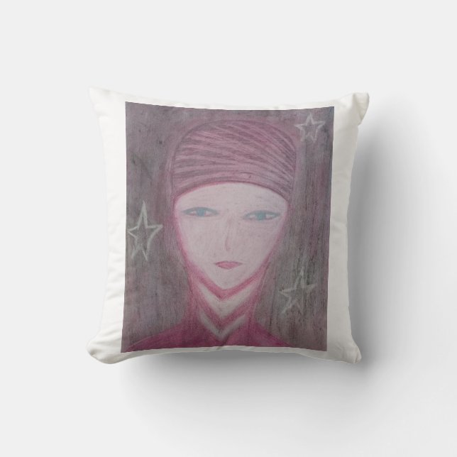 Pink Throw Pillow (Front)