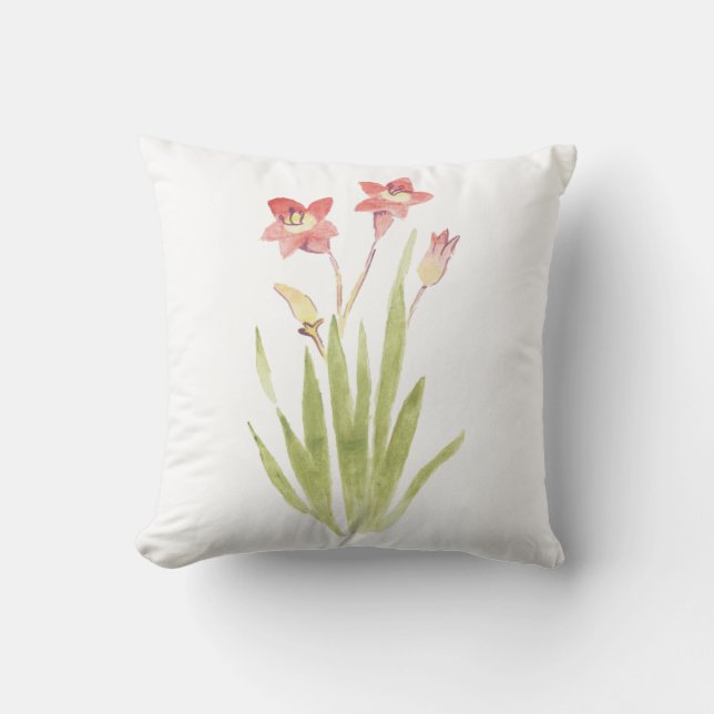 pink throw pillow (Front)