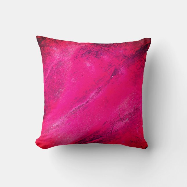 Pink Throw Pillow (Front)