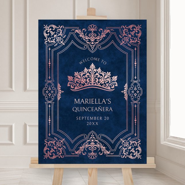 Pink Tiara Crown Elegant Quinceanera Foam Board (Creator Uploaded)