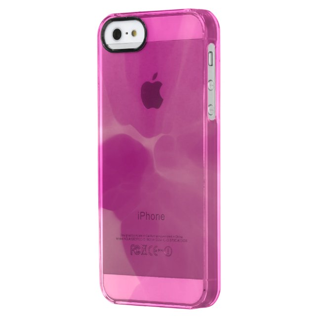 pink tie dye uncommon iPhone case (Back Left)