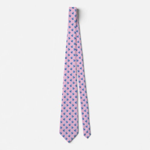 Pink Ties For Men Blue Tree Frogs