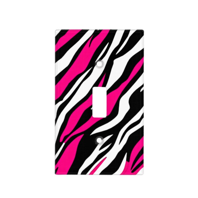 Pink Tiger Light Switch Cover (Front)