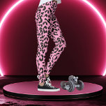 Pink Tiger Print  Leggings<br><div class="desc">Pink leopard print leggings are a bold and fashionable choice with a vivid light Pink background and an intricate leopard print pattern. The unique combination of the striking Pink color and the classic leopard print creates a captivating fusion of modern and animalistic aesthetics. These leggings are versatile, suitable for both...</div>