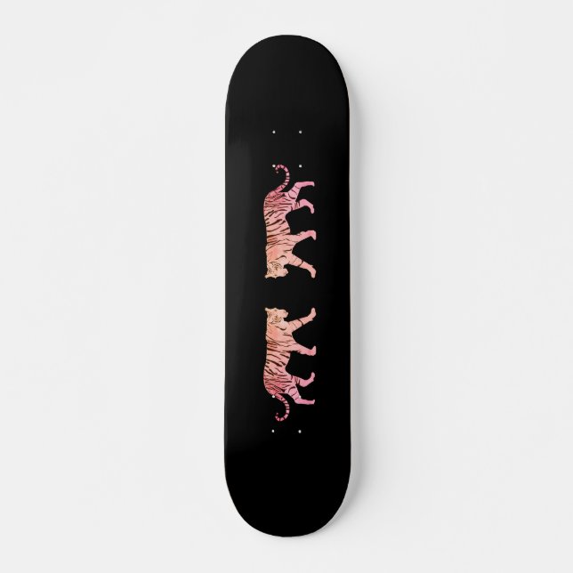 Pink Tiger Skateboard (Front)