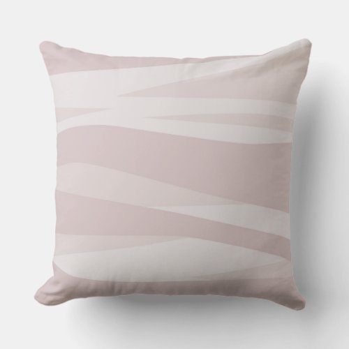 Pink Tiger Stripe Pattern Throw Pillow
