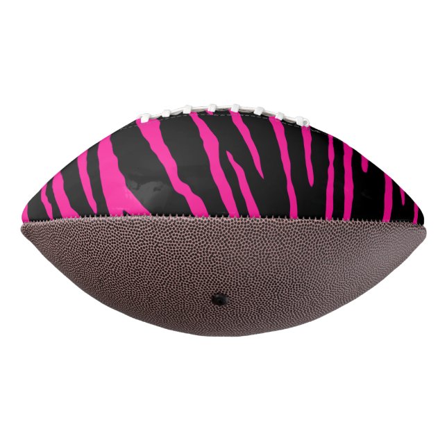 Pink Tiger Stripes Football (Rotated 270)