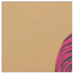 Pink Tiger , Wild Cat Fabric