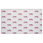 Pink Tigers Fabric