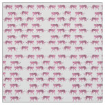 Pink Tigers Pattern Fabric